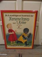 Karnemelkzeep 't Anker, geschilderde ingel. reklame, Verzamelen, Ophalen of Verzenden, Nieuw, Overige typen