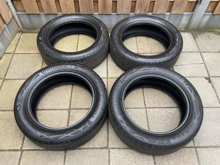 NIEUW 4 x Continental EcoContact 6 205/55 R17 Zomerbanden, Auto diversen, Auto-accessoires, Nieuw, Ophalen of Verzenden