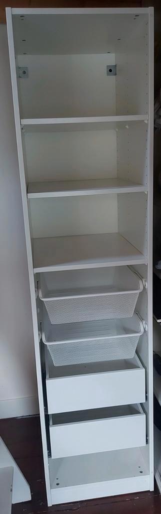 Pax wit basiselement 201x58x50 cm, Huis en Inrichting, Kasten | Kledingkasten, Zo goed als nieuw, 200 cm of meer, 50 tot 100 cm