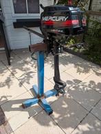 Buitenboordmotor, tweetakt, 2pk Mercury. Loopt goed., Watersport en Boten, Ophalen, Minder dan 5 pk, Zo goed als nieuw, Buitenboordmotor