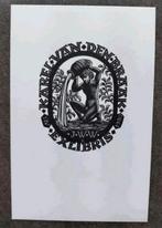 Exlibris Karel van den Braak (Pam G Rueter) (man, kruik), Antiek en Kunst, Kunst | Etsen en Gravures, Ophalen of Verzenden