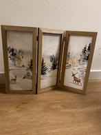 2 x Houten raamscherm / kamerscherm - 54,5 x 40 cm, Ophalen of Verzenden, Zo goed als nieuw