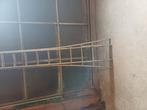 Aluminium  ladder 2 delig 7.mtr lang, Doe-het-zelf en Verbouw, Ophalen, Zo goed als nieuw, 4 meter of meer