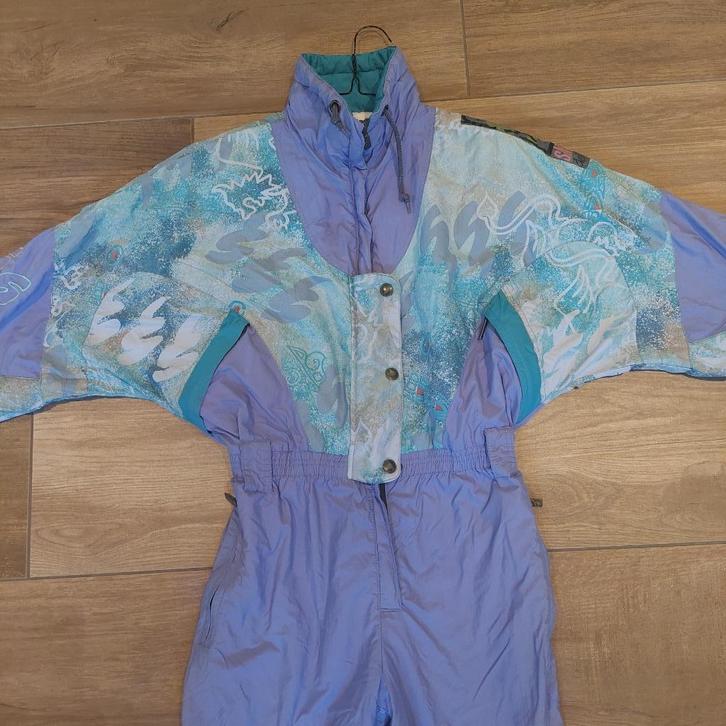 Vintage / retro 90s fout skipak maat S / 36 merk Virage, Kleding | Dames, Wintersportkleding, Gedragen, Pak, Maat 36 (S), Ophalen of Verzenden