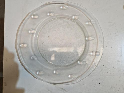2 mooie glazen borden serveerschalen, Huis en Inrichting, Keuken | Servies, Zo goed als nieuw, Bord(en), Overige stijlen, Glas