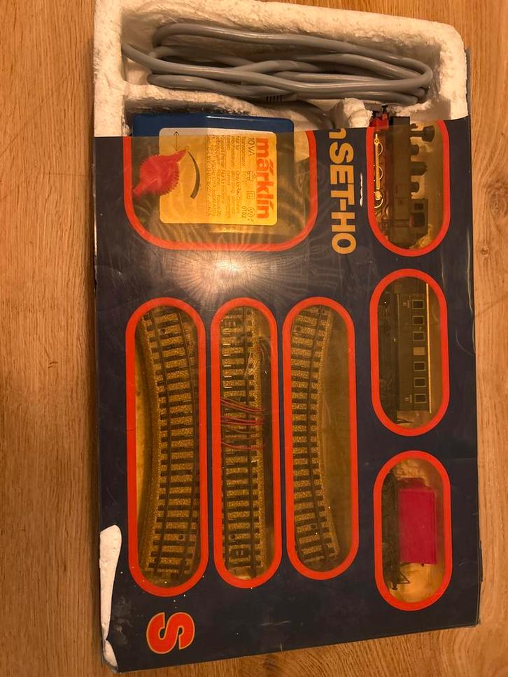 Märklin HO Treinset - Compleet met Rails en Transformator, Hobby en Vrije tijd, Modeltreinen | H0, Gebruikt, Treinset, Wisselstroom