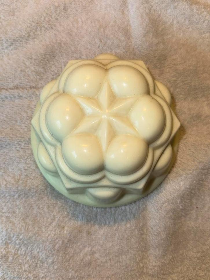 Copier Leerdam Colopal Puddingvorm Art Deco, Huis en Inrichting, Keuken | Keukenbenodigdheden, Gebruikt, Ophalen of Verzenden