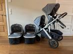 Uppababy vista - duo kinderwagen tweeling uitrusting, Kinderen en Baby's, Kinderwagens en Combinaties, Ophalen, Zo goed als nieuw