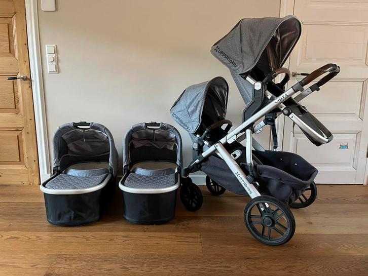 Uppababy vista - duo kinderwagen tweeling uitrusting, Kinderen en Baby's, Kinderwagens en Combinaties, Zo goed als nieuw, Overige merken