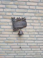 Welkomstbord met bel, Tuin en Terras, Ophalen, Zo goed als nieuw