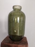 Groene flesvaas, Minder dan 50 cm, Groen, Glas, Zo goed als nieuw