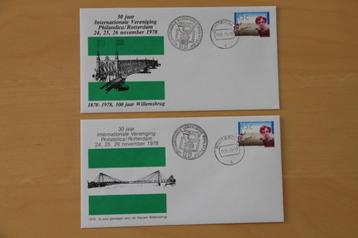 Enveloppen Int. Ver. Philatelica Rotterdam 1978 beschikbaar voor biedingen