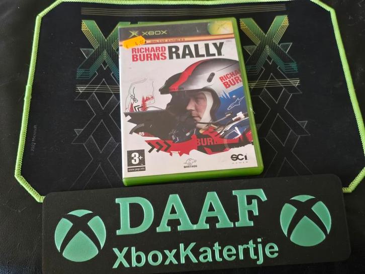 Richard Burns rally - Xbox original & Xbox 360(cover schade), Spelcomputers en Games, Games | Xbox Original, Gebruikt, Racen en Vliegen