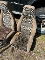 Porsche 911 classic stoelen (Pasha checkerboard), Auto-onderdelen, Interieur en Bekleding, Ophalen, Gebruikt, Porsche