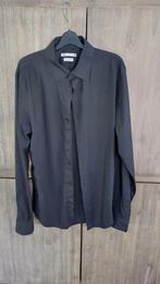 Zara overhemd zwart, Zara, Zwart, Zo goed als nieuw, Halswijdte 39/40 (M)
