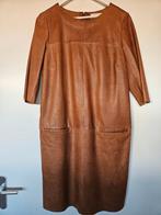 Leren Jurk (Promiss), Kleding | Dames, Jurken, Maat 38/40 (M), Promiss, Bruin, Ophalen of Verzenden