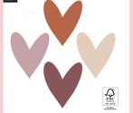 Sluitstickers Multi Hearts Warm per 4 stickers, Verzenden, Nieuw, Meerdere stickers