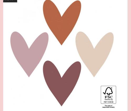 Sluitstickers Multi Hearts Warm per 4 stickers, Hobby en Vrije tijd, Stickers en Plaatjes, Nieuw, Meerdere stickers, Verzenden