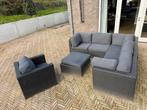 Luxe loungeset met tafel en stoel wicker, Tuin en Terras, Tuinsets en Loungesets, Ophalen, 5 zitplaatsen, Bank, Onbekend