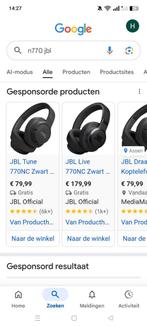 Jbl tune 770NC, Ophalen, Zo goed als nieuw