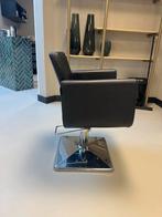 3 Kapperstoelen Zwart Leer, Gebruikt, Drie, Zwart, Leer