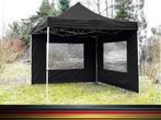 Profi Easy-Up Vouwpaviljoen/Vouwtent/Partytent 3x3m Zwart, Tuin en Terras, Partytenten, Opvouwbaar, Partytent, Nieuw, Minder dan 5 meter