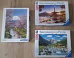 Drie landschappuzzels Ravensburger en Clementoni, Ophalen, 500 t/m 1500 stukjes, Nieuw, Legpuzzel