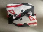 Nike Jordan 4 Red Cement Maat 42,5 | 44, Ophalen of Verzenden, Nieuw, Wit