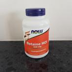 Now Betaine HCl 648mg capsules, Ophalen of Verzenden, Nieuw, Overige typen