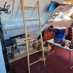 Bamboe trap kleding rek, Ophalen, Zo goed als nieuw, Ladder, Minder dan 2 meter