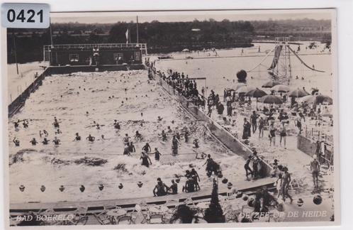 150421 bad Boekelo De zee op de heide Enschede oude kaart, Verzamelen, Ansichtkaarten | Nederland, Ongelopen, Overijssel, 1920 tot 1940
