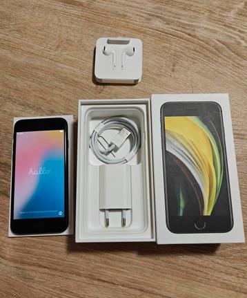 iPhone SE 2020 - 128GB - Zwart - Compleet met accessoires  beschikbaar voor biedingen