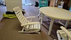 Hartman Terrasset met verstelbare stoelen, Ophalen, Gebruikt, Ovaal, Kunststof