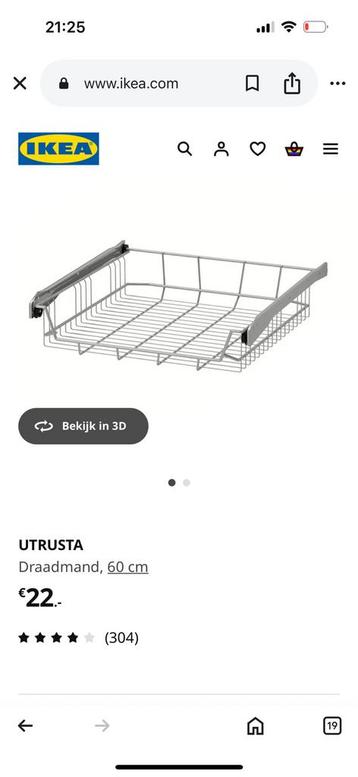 Ikea keukenkast lades nieuw 2 stuks 20€