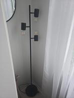 Zwarte Staande Lamp met 3 Bollen, Ophalen of Verzenden, Zo goed als nieuw, Metaal, Modern