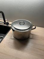 Grote pan, 6 liter, Kookpan of Snelkookpan, Keramische plaat, Ophalen of Verzenden, Zo goed als nieuw