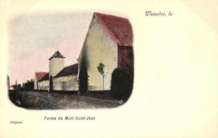 AK Waterloo, Verzamelen, Ansichtkaarten | België, Gelopen, Vlaams-Brabant, Voor 1920, Ophalen of Verzenden