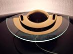 Dijkstra wandlamp regency messing vintage lamp design, Huis en Inrichting, Ophalen, Gebruikt, Glas, Regency