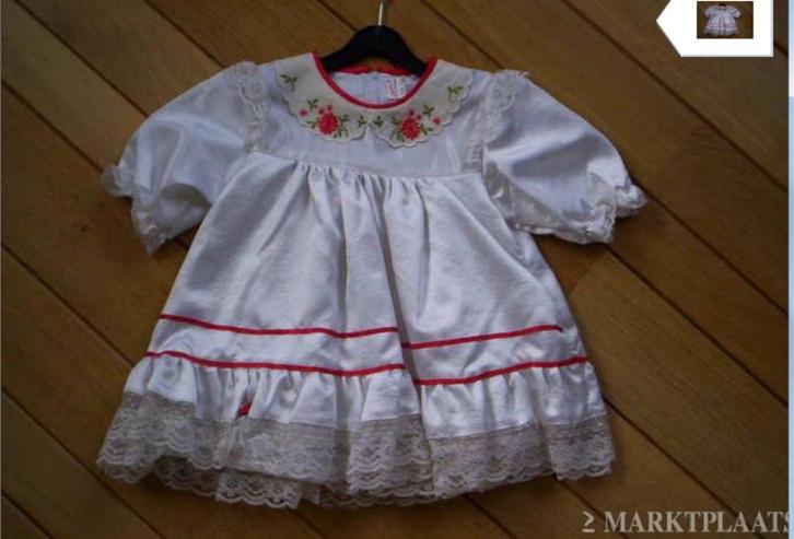 Prinsessen jurk wit maat 92, Kinderen en Baby's, Carnavalskleding en Verkleedspullen, Zo goed als nieuw, Meisje, 104 of kleiner