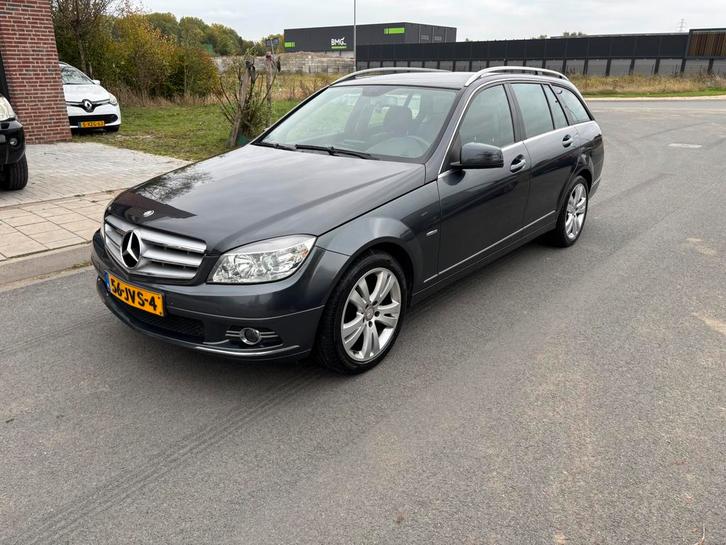 Mercedes-Benz C-Klasse 1.6 C180 Kompr. Estate 2009 Grijs, Auto's, Mercedes-Benz, Bedrijf, Benzine, C, Stationwagon, Handgeschakeld