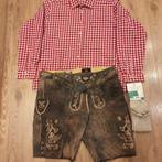 Lederhose Tiroler overhemd kousen oktoberfeest, Ophalen, Gedragen, Overige maten