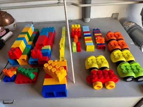 Grote bouwblokken voor een prikkie, Kinderen en Baby's, Speelgoed | Bouwstenen, Gebruikt, Overige merken, Ophalen of Verzenden