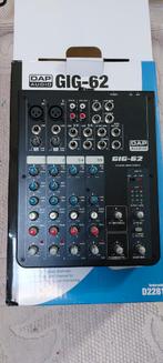 DAP Audio GIG-62 Mengpaneel, Muziek en Instrumenten, Mengpanelen, Ophalen of Verzenden, Zo goed als nieuw, Minder dan 5 kanalen