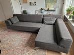 Design on Stock bank - Hoekbank, grijze stof, Huis en Inrichting, Ophalen, Gebruikt, Hoekbank, Stof