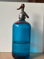 Franse, blauwe spuitfles, Antiek en Kunst, Antiek | Glas en Kristal, Ophalen of Verzenden