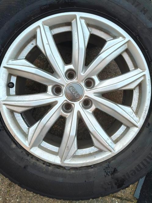 Orginele Audi velgen 17 inch op winter banden, Auto-onderdelen, Banden en Velgen, Banden en Velgen, All Season, 17 inch, 235 mm
