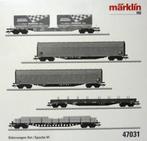Märklin 47031 Set (5) Goederenwagens DB Tijdperk 6, Wisselstroom, Treinset, Nieuw, Ophalen of Verzenden