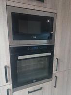 Moderne houtkleurige dubbelwandige keuken +Beko GEDEMONTEERD, Huis en Inrichting, Keuken | Complete keukens, Overige kleuren, Dubbelwandige keuken