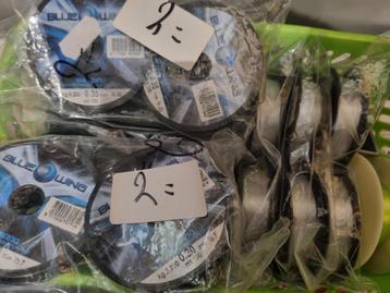  rollen nylon a100 &150 mtr div dikte,s €1,00 per rol beschikbaar voor biedingen
