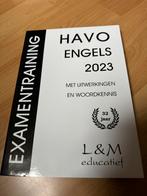 H.G.A. Honders - Examentraining Havo Engels 2023, HAVO, Ophalen of Verzenden, Engels, Zo goed als nieuw